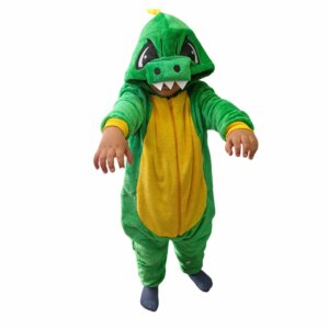 Sumérgete en el mundo de los dinosaurios con nuestra Pijama Enteriza de Dinosaurio. Disfruta de una comodidad inigualable y un diseño divertido.