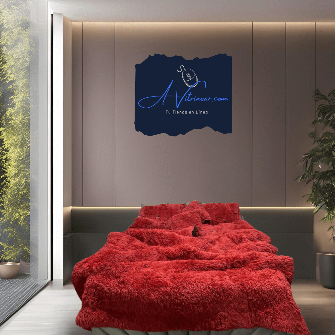 Experimenta el lujo y la suavidad del edredón de peluche. Diseño elegante, fácil cuidado y confort en todas las estaciones. ¡Descansa mejor hoy!