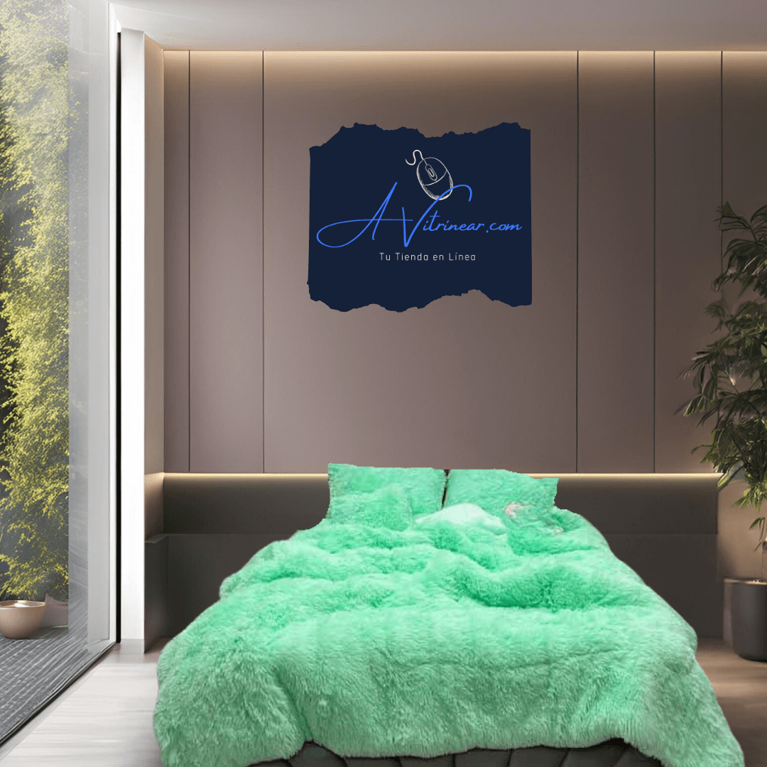 Experimenta el lujo y la suavidad del edredón de peluche. Diseño elegante, fácil cuidado y confort en todas las estaciones. ¡Descansa mejor hoy!